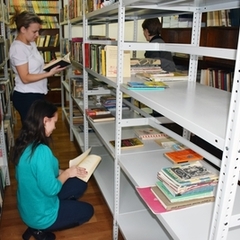 Получили навыки поиска, сортировки и расстановки документов и украсили библиотеку к Новому году